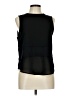 Paper Crane 100% Polyester Black Sleeveless Blouse Size L - photo 1