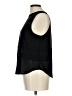 Paper Crane 100% Polyester Black Sleeveless Blouse Size L - photo 5