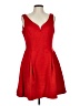 Ali Ro Solid Red Cocktail Dress Size 10 - photo 1
