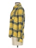Love Tree 100% Rayon Plaid Yellow Long Sleeve Button-Down Shirt Size S - photo 5