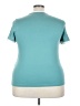 Shein Teal Short Sleeve Turtleneck Size XXL - photo 1