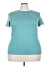 Shein Teal Short Sleeve Turtleneck Size XXL - photo 2
