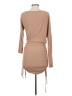 Shein Solid Tan Cocktail Dress Size 4 - photo 2