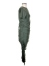Missguided Solid Green Casual Dress Size 4 - photo 4