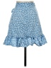 Shein 100% Polyester Paisley Blue Casual Skirt Size XS - photo 2
