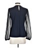 Ann Taylor Blue Long Sleeve Blouse Size XS - photo 2