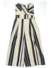 Greylin 100% Polyester Ivory Blue Jumpsuit Size S - photo 1