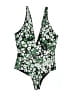 Sam & Lavi Floral Green One Piece Swimsuit Size S - photo 1