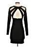 Parker Solid Black Casual Dress Size XS - photo 2