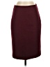 J.Crew 100% Wool Solid Burgundy Wool Skirt Size 00 - photo 1