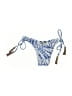 SOFIA Print Blue Swimsuit Bottoms Size XS - photo 2