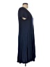 Style&Co Solid Blue Casual Dress Size L - photo 4