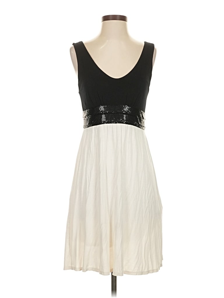 Pre-owned Ella Moss Cocktail Dress In Ivory