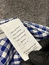 Crewcuts 100% Cotton Checkered-gingham Blue Long Sleeve Button-Down Shirt Size 10 - photo 4