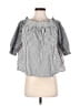 Gap 100% Cotton Black 3/4 Sleeve Blouse Size S - photo 1