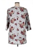 Green Envelope Floral Gray Pullover Sweater Size 1X - photo 2