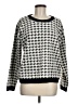 Cyrus Houndstooth Silver Pullover Sweater Size M - photo 1