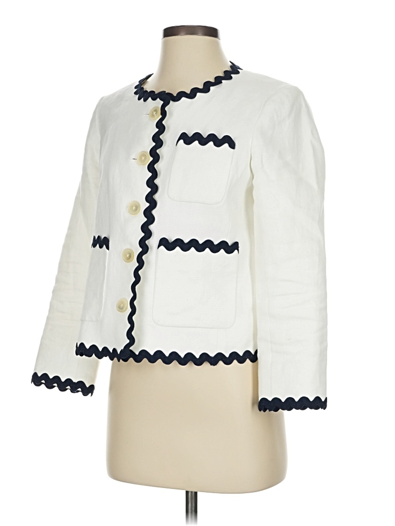 Pre-owned Jcrew Jacket In White