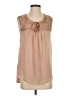 A Common Thread Tan Sleeveless Blouse Size S - photo 1