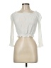 Forever 21 100% Rayon Ivory 3/4 Sleeve Blouse Size M - photo 1
