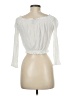 Forever 21 100% Rayon Ivory 3/4 Sleeve Blouse Size M - photo 2