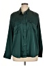 Industry Color Block Teal Long Sleeve Blouse Size 1X (estimated) - photo 1