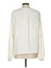 Current Air 100% Polyester Ivory Long Sleeve Blouse Size L - photo 2