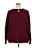 Liz Claiborne Burgundy Pullover Sweater Size 4X - photo 2