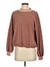 Listicle 100% Polyester Solid Brown Pullover Sweater Size S - photo 1