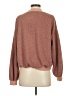 Listicle 100% Polyester Solid Brown Pullover Sweater Size S - photo 2