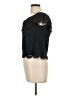 Olivia Grey Black Short Sleeve Blouse Size M - photo 5