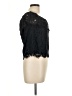 Olivia Grey Black Short Sleeve Blouse Size M - photo 4