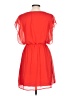 Assorted Brands 100% Polyester Solid Red Casual Dress Size L - photo 2