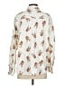 Aerie Floral Ivory Long Sleeve Blouse Size S - photo 2