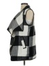 West Loop Plaid Gray Black Vest One size - photo 5