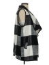 West Loop Plaid Gray Black Vest One size - photo 4
