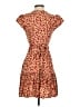 XIX Palms Print Red Cocktail Dress Size S - photo 2