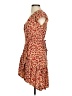 XIX Palms Print Red Cocktail Dress Size S - photo 5
