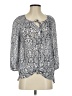 Fred David Gray 3/4 Sleeve Blouse Size S - photo 1