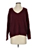 Unbranded Solid Burgundy Pullover Sweater Size 4 - photo 1