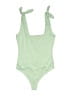 Pink Lily Green Bodysuit Size S - photo 1