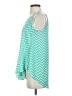 Tyche Teal Sleeveless Blouse Size S - photo 5