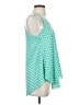 Tyche Teal Sleeveless Blouse Size S - photo 4