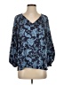 Vince Camuto 100% Polyester Blue 3/4 Sleeve Blouse Size S - photo 1