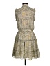 Elan 100% Polyester Paisley Green Casual Dress Size M - photo 2