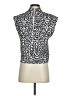 Cameo Animal Print Silver Black Sleeveless Blouse Size XS - photo 2