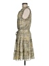 Elan 100% Polyester Paisley Green Casual Dress Size M - photo 5