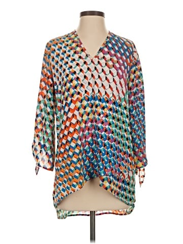 Boho Chic 3/4 Sleeve Blouse (view 1)