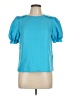 Shein 100% Polyester Teal Short Sleeve Top Size 6 - photo 1
