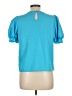 Shein 100% Polyester Teal Short Sleeve Top Size 6 - photo 2